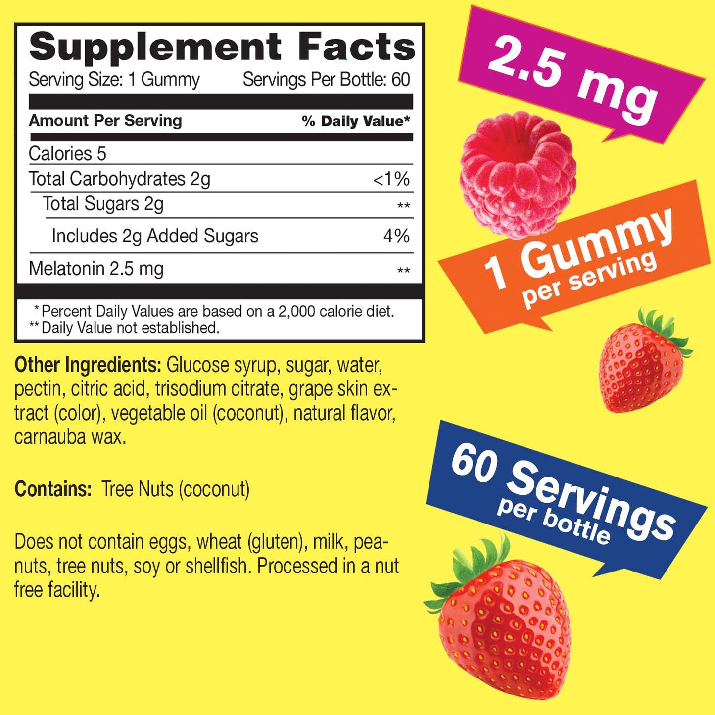 Melatonin 2.5 mg Gummies