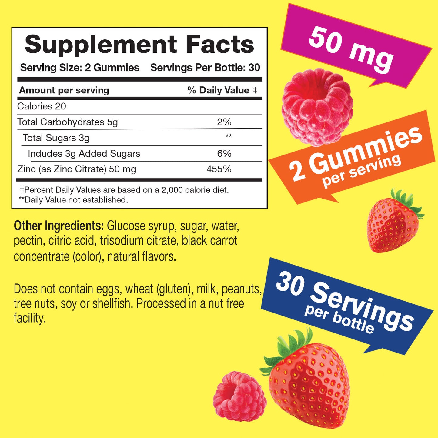 Zinc 50mg Gummies