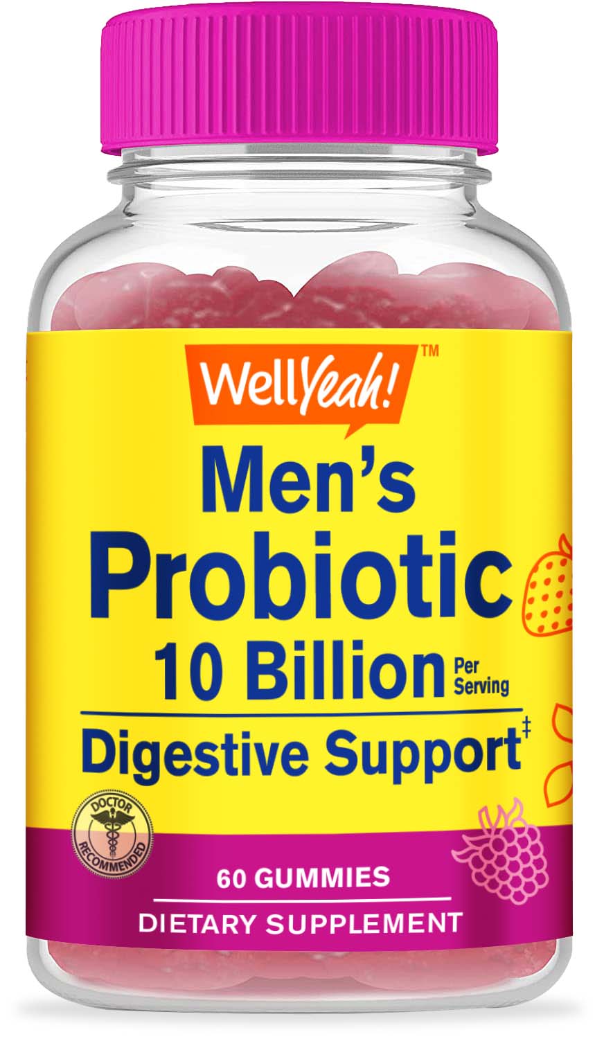 Probiotic for Men with 10 Billion CFU Gummies