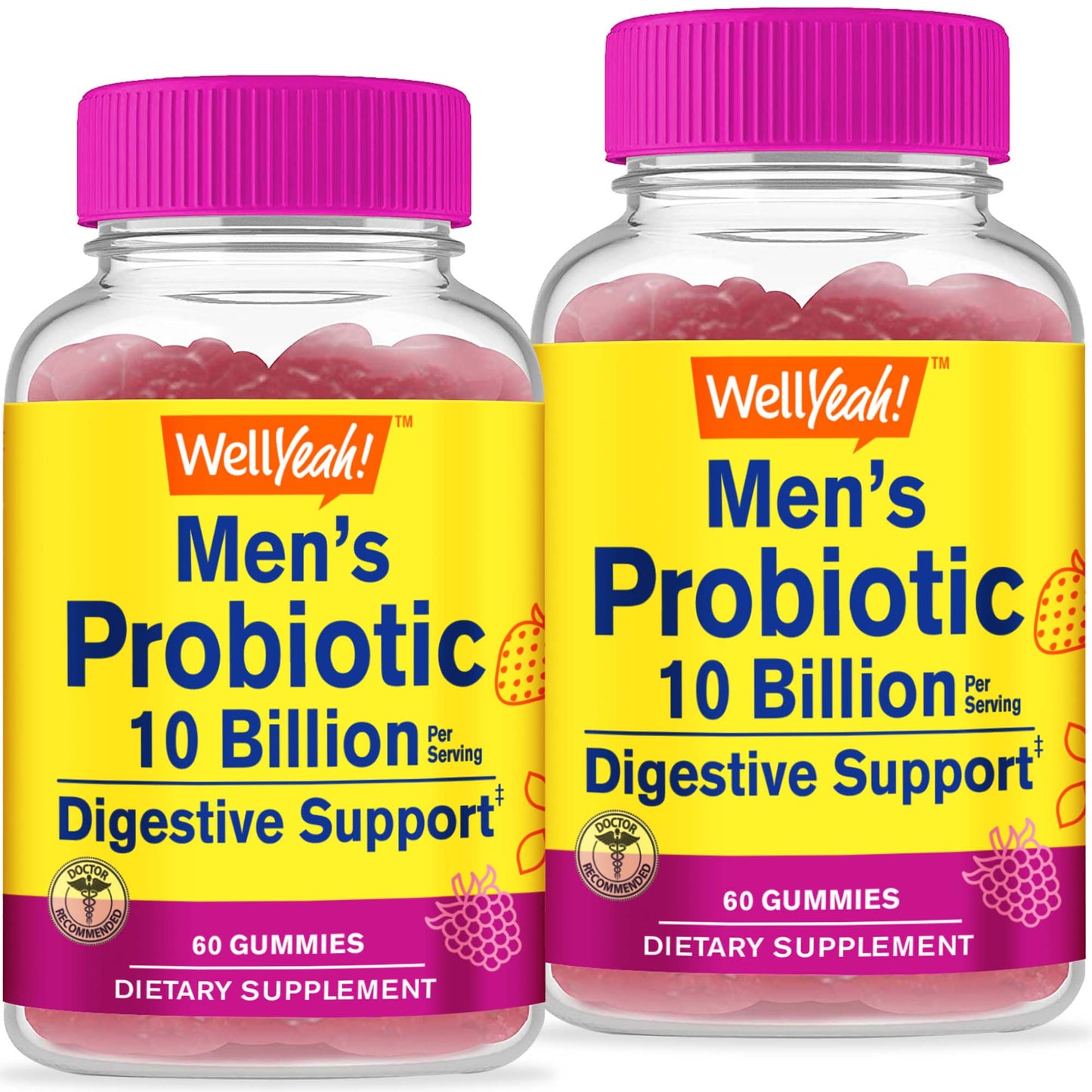 Probiotic for Men with 10 Billion CFU Gummies