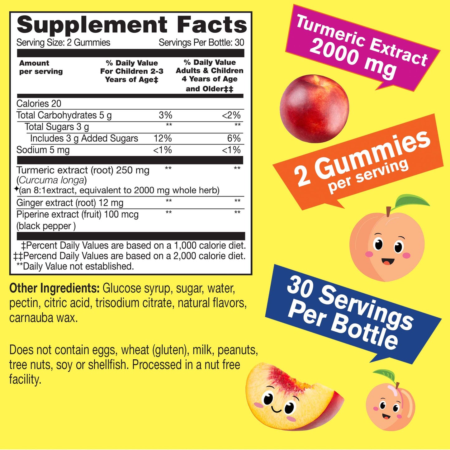 Turmeric Curcumin for Kids Gummies