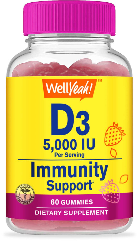 Vitamin D3 5000 IU 125 mcg Gummies