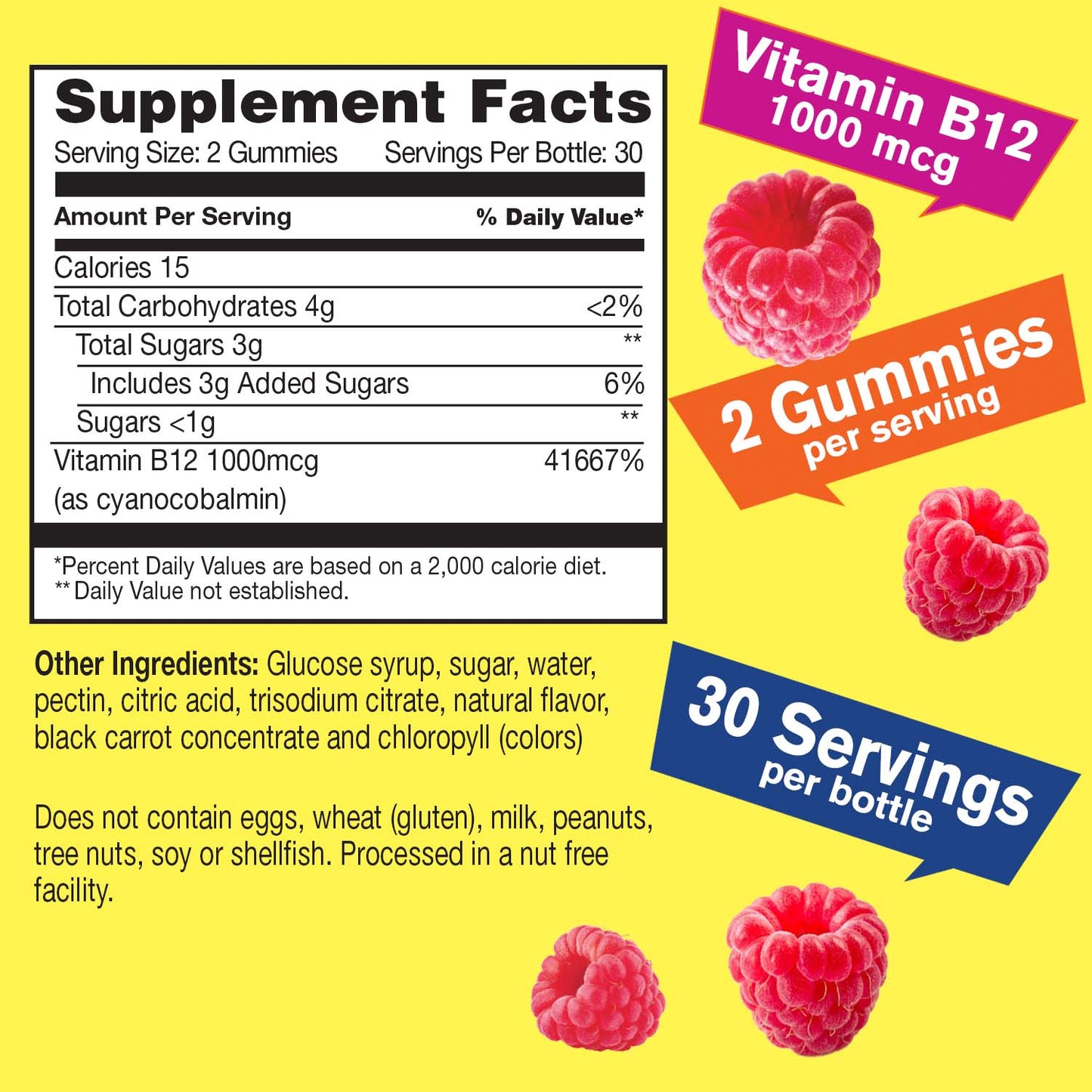 Vitamin B12 1000mcg Gummies