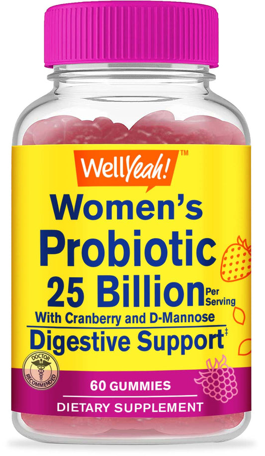 Probiotic for Women 25 Billion with Cranberry and D-Mannose Gummies